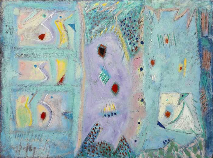 SPECTRAL GARDEN, BAHAMAS, 1987 by Tony O'Malley sold for �38,000 at Whyte's Auctions