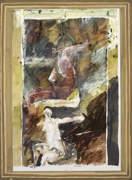 FIGURE STUDY, 1981 by Patrick Graham sold for �1,500 at Whyte's Auctions