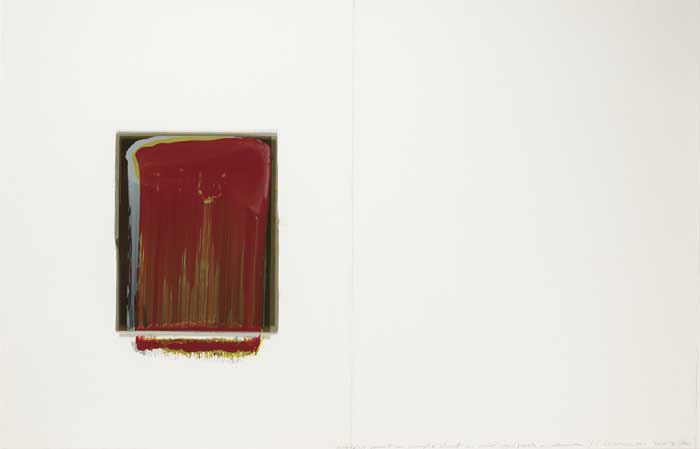UNTITLED (RED) 2007 by Ciar�n Lennon (b.1947) at Whyte's Auctions