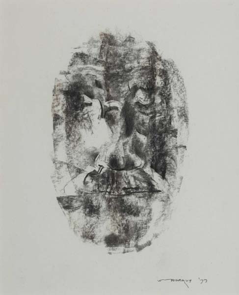 JAMES JOYCE STUDY I, 1977 by Louis le Brocquy HRHA (1916-2012) at Whyte's Auctions