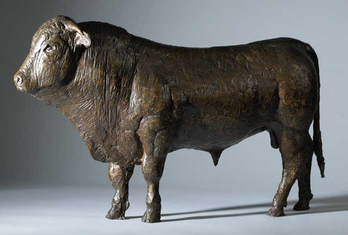 TIPPERARY BULL, 1979 by John Behan sold for �4,400 at Whyte's Auctions