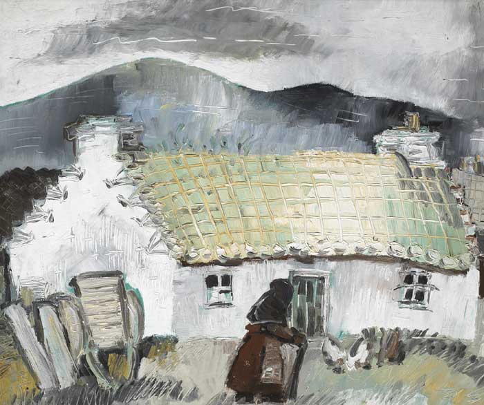 COTTAGE NEAR LEENANE, 1943 by Basil Ivan R�k�czi (1908-1979) at Whyte's Auctions