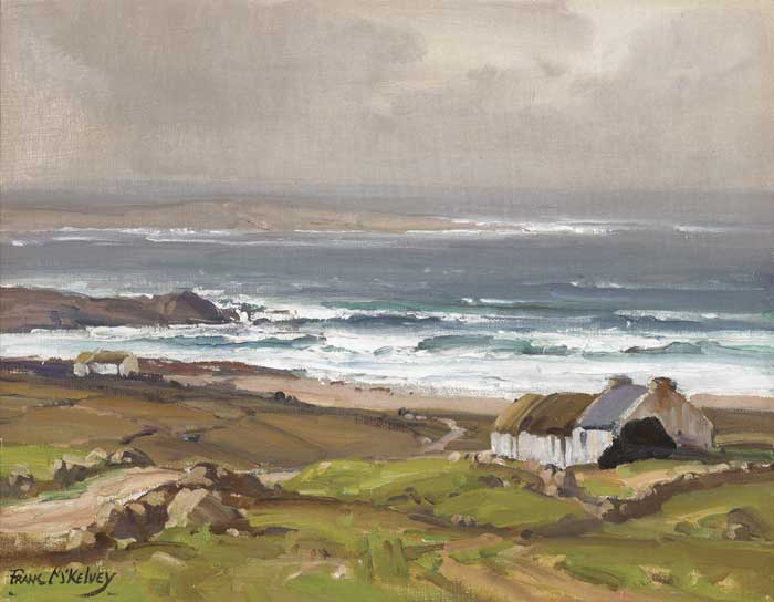 FALCARRAGH LANDSCAPE, COUNTY DONEGAL by Frank McKelvey RHA RUA (1895-1974) at Whyte's Auctions