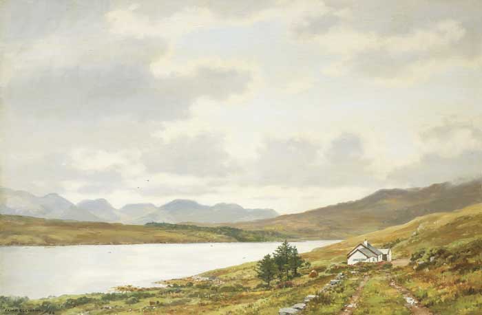 THE TWELVE PINS FROM KILLARY HARBOUR, CONNEMARA, 1984 by Frank Egginton RCA (1908-1990) at Whyte's Auctions