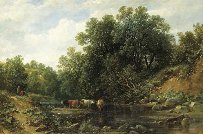 NEAR GLENGARRIFF, COUNTY CORK by George Shalders NWS (British, 1826-1873) at Whyte's Auctions