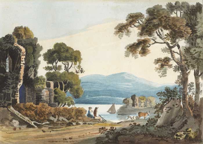 ROSS CASTLE, LOUGH LEANE, KILLARNEY, COUNTY KERRY by John Henry Campbell (1757-1828) at Whyte's Auctions