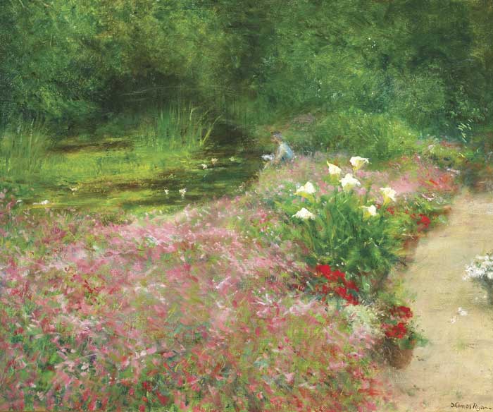 THE ARTIST'S GARDEN, 2006 by Thomas Ryan PPRHA (1929-2021) at Whyte's Auctions