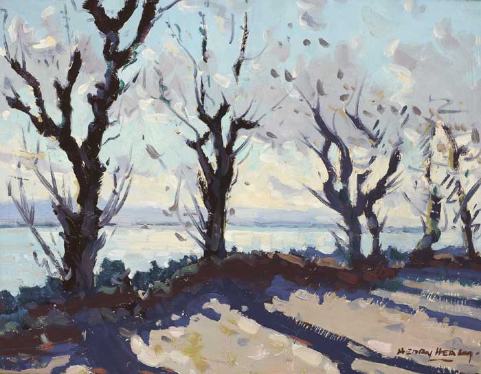 TREE LINED PROMENADE by Henry Healy RHA (1909-1982) at Whyte's Auctions