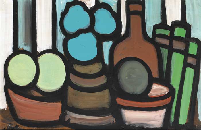 STILL LIFE WITH BOTTLES by Markey Robinson (1918-1999) at Whyte's Auctions