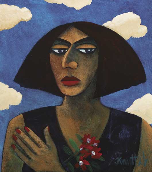 PORTRAIT OF THE ARTIST'S WIFE, c.1992 by Graham Knuttel (b.1954) at Whyte's Auctions