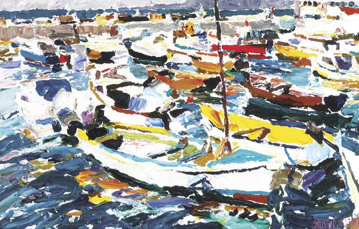 BULLOCK HARBOUR DALKEY, COUNTY DUBLIN by Stephen Cullen (b.1959) (b.1959) at Whyte's Auctions