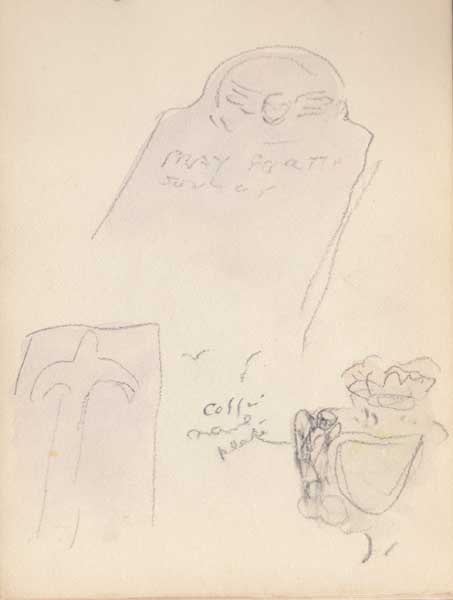 HEADSTONES by Jack Butler Yeats RHA (1871-1957) at Whyte's Auctions