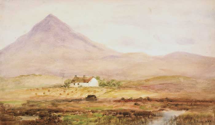 CROAGH PATRICK, CLEW BAY by Alexander Williams RHA (1846-1930) at Whyte's Auctions