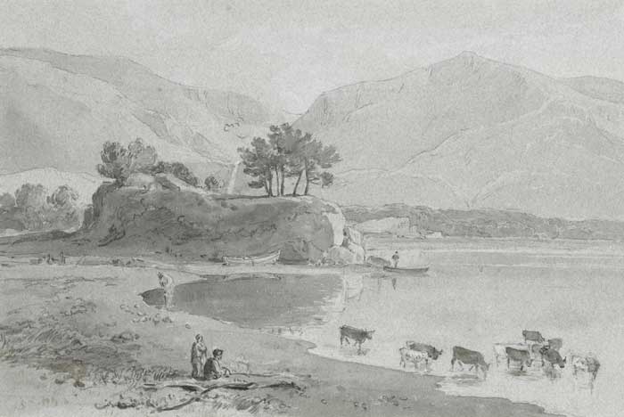 THE LAKE OF KILLARNEY, FROM LORD KENMARE'S PEAK by George Jones RA (1786-1869) at Whyte's Auctions