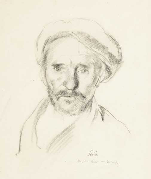 PORTRAIT OF MARTIN PAIDIN MACDONAGH by Se�n O'Sullivan RHA (1906-1964) at Whyte's Auctions