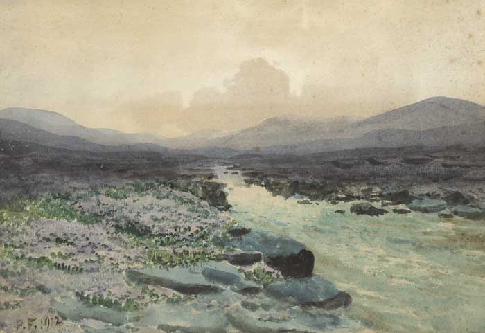 BOGLAND RIVER, 1912 by William Percy French (1854-1920) at Whyte's Auctions
