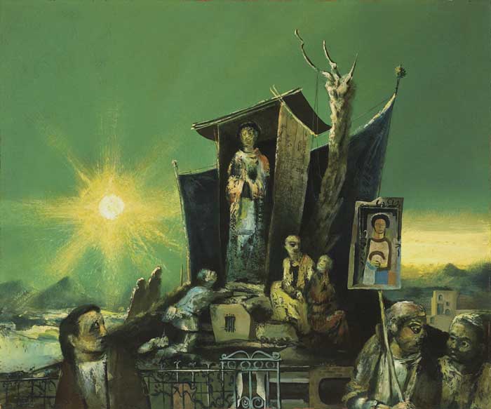 THE WAYSIDE GROTTO by Daniel O'Neill (1920-1974) at Whyte's Auctions