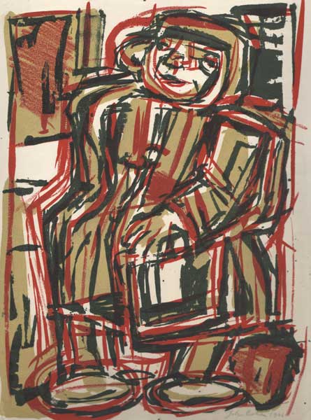 MORRIGAN FIGURE, APRIL 1968 and SEATED FIGURE, 1966 by John Behan RHA (b.1938) RHA (b.1938) at Whyte's Auctions