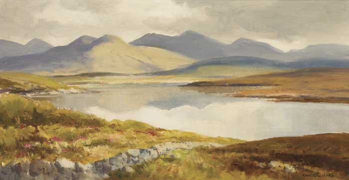 AUTUMN MORNING, CONNEMARA, COUNTY GALWAY by Maurice Canning Wilks RUA ARHA (1910-1984) at Whyte's Auctions