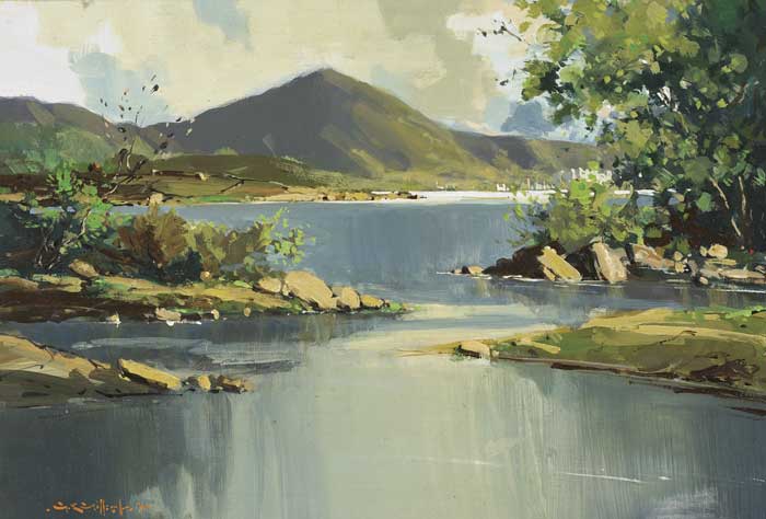 AT BALLYNAHINCH, COUNTY GALWAY by George K. Gillespie RUA (1924-1995) at Whyte's Auctions