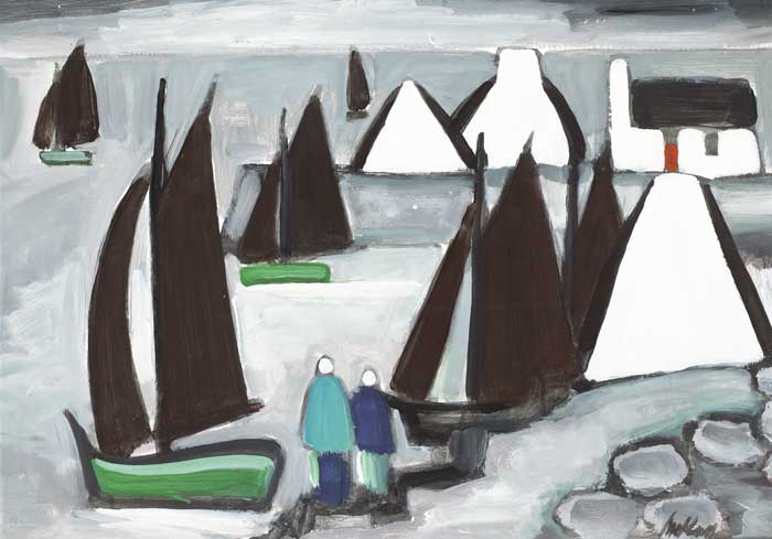 BROWN SAILS by Markey Robinson (1918-1999) at Whyte's Auctions