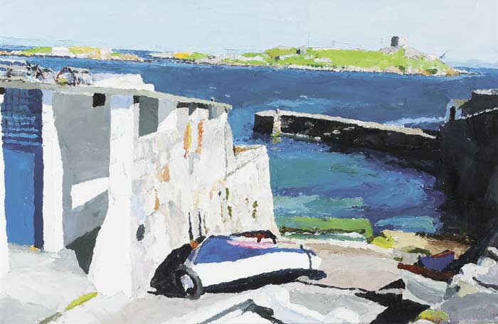COLIEMORE HARBOUR WITH A VIEW OF DALKEY ISLAND, COUNTY DUBLIN, 2009 by Stephen Cullen (b.1959) at Whyte's Auctions