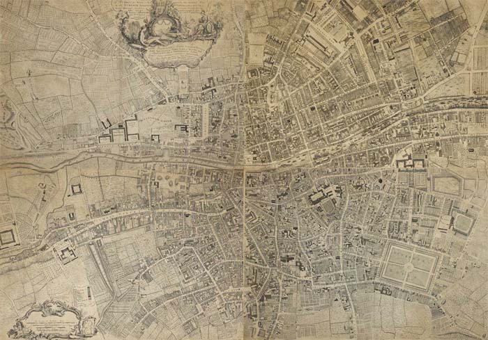1756. John Rocque's Maps of Dublin at Whyte's Auctions