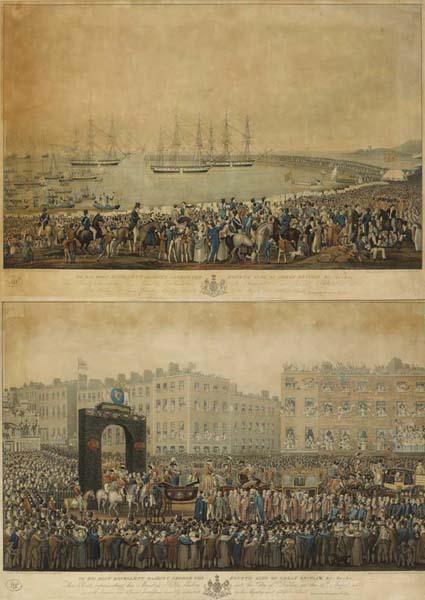 1821 Visit of King George IV to Ireland - A Pair of Prints at Whyte's Auctions