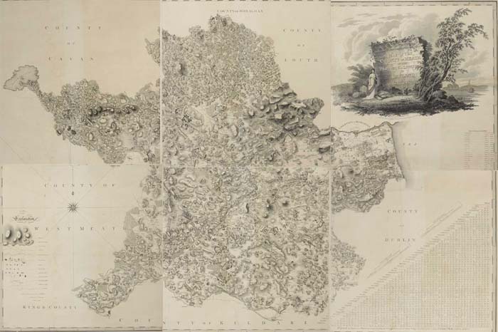1812. A Map of The County of Meath by William Larkin at Whyte's Auctions