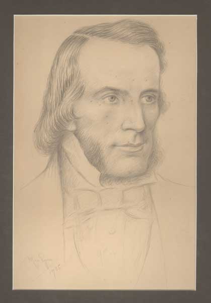 Pencil Portraits of Jonathan Swift, Thomas Davis and Michael Davitt at Whyte's Auctions