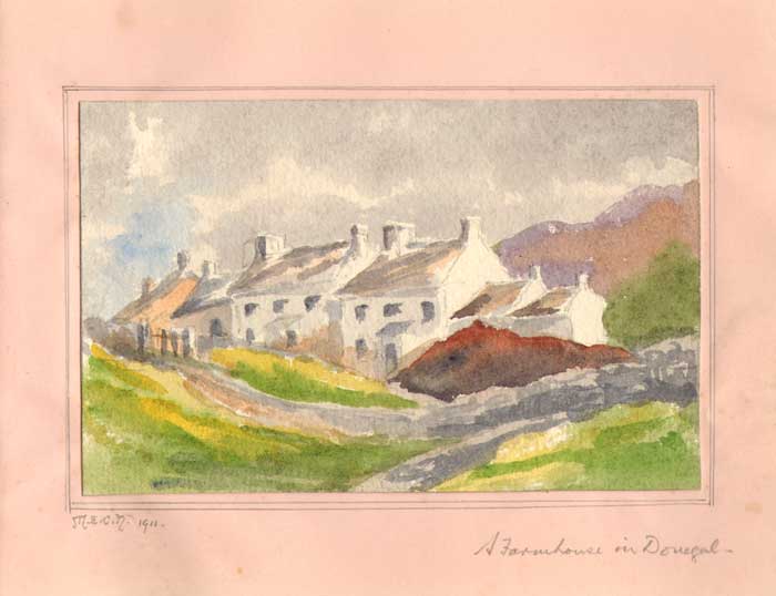 1910 Album of drawings, watercolours andverse, inscribed "TC Hemphill" at Whyte's Auctions