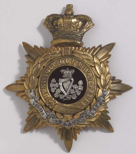 1882-1902 Royal Irish Regiment Helmet Plate at Whyte's Auctions