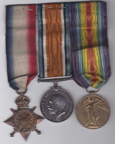 1914-18 Great War Trio of Medals to Royal Irish Regiment Private at Whyte's Auctions