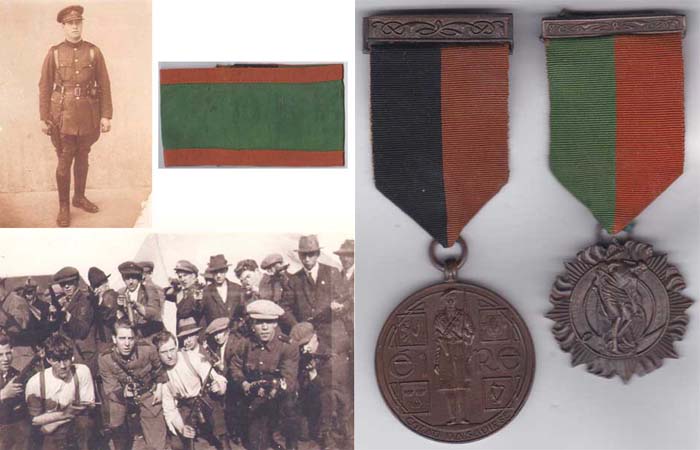 1916-21. 1916 Rising Service Medal, 1919 War of Independence service medal to Dublin Volunteer at Whyte's Auctions