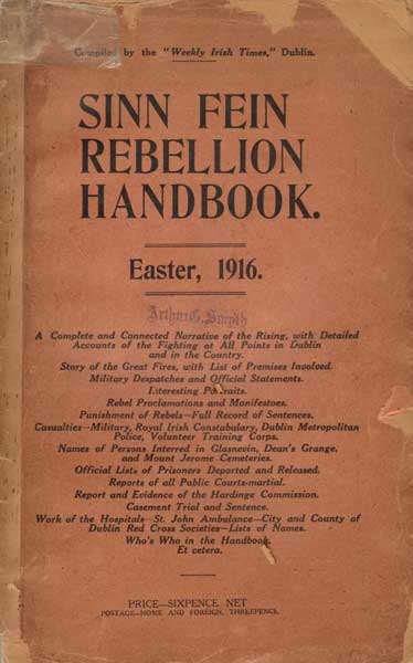 1916. Sinn Fin Rebellion Handbook - "Easter 1916" Edition at Whyte's Auctions