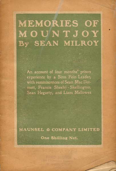1916, Memories of Mountjoy by Sen Milroy at Whyte's Auctions