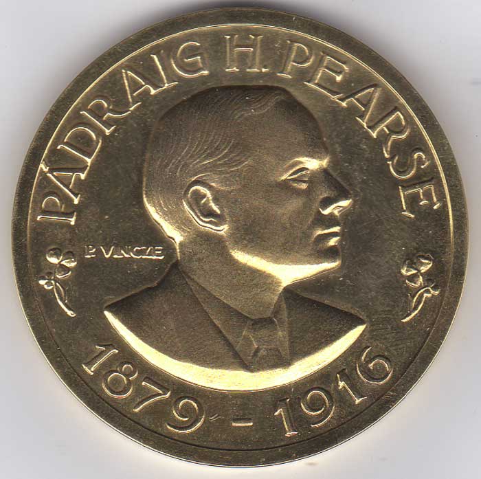 1916-1966 Golden Jubilee of the 1916 Rising. Commemorative gold medal at Whyte's Auctions
