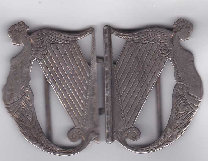 1920s Maid of Erin pair of Sivler Buckles at Whyte's Auctions