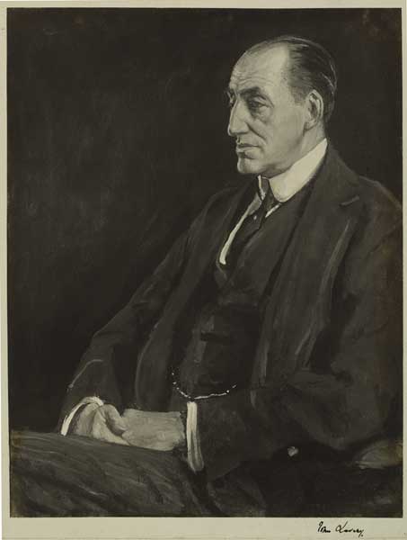 Sir Edward Carson - a portrait by Sir John Lavery. at Whyte's Auctions
