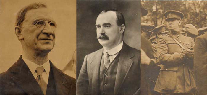 Michael Collins, Eamon de Valera and James Connolly photographs at Whyte's Auctions