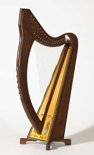 Long Kesh Prisoner Art - A large harp by Sen Hill at Whyte's Auctions