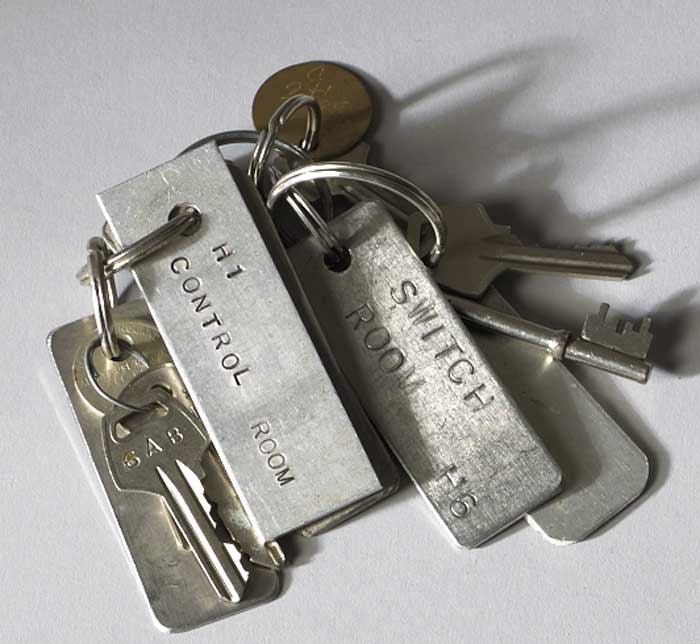 Long Kesh - The Maze Prison - Key tags including Hall Guard, H6, ABF Master etc. at Whyte's Auctions