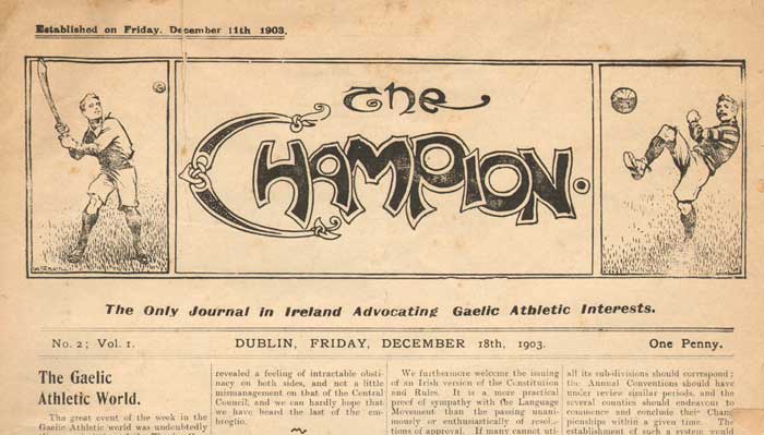 GAA 1903-1928 Collection of Early GAA publications at Whyte's Auctions