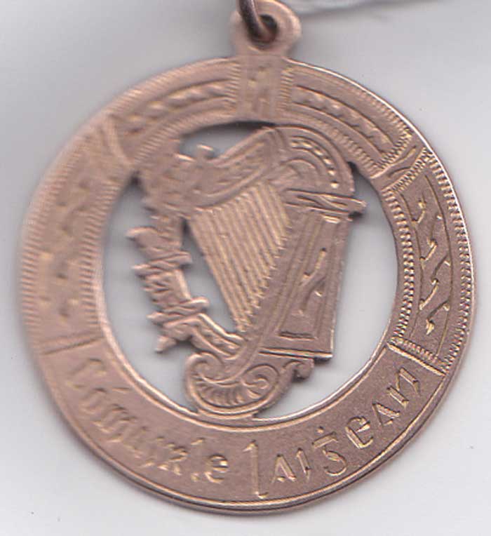 GAA. Leinster Hurling Senior Championship Final 1949 gold medal to Laois at Whyte's Auctions