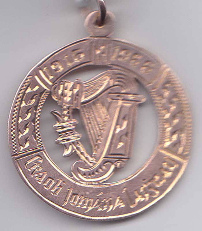 GAA. Hurling Leinster Intermediate Championship 1966 gold medal to Dublin at Whyte's Auctions