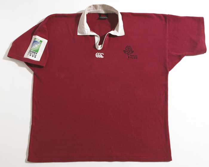 1999 Rugby World Cup - Georgia Lelos No. 3 Jersey at Whyte's Auctions