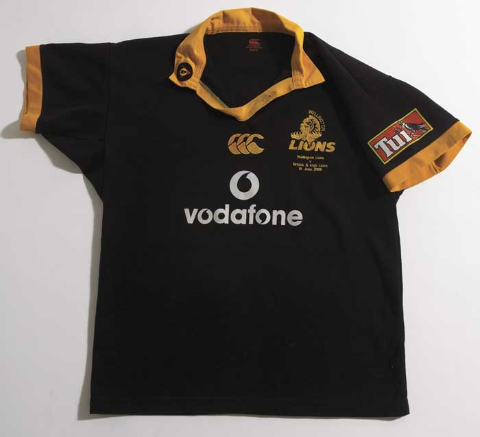 2005 (15 June) Wellington Lions v British Lions Number 7 Match Jersey at Whyte's Auctions