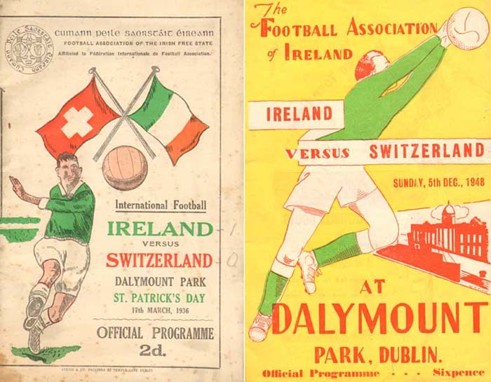 Football 1936 (17 March) Ireland v Switzerland, rare programme at Whyte's Auctions