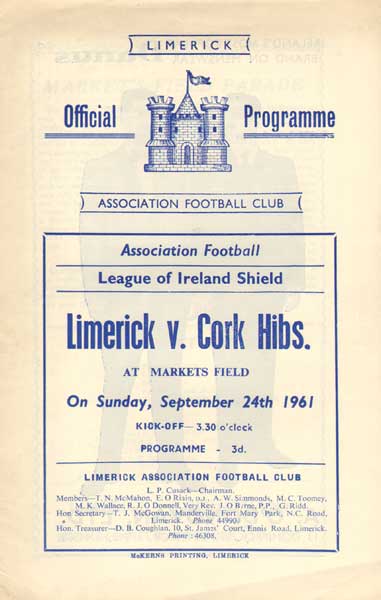 Football 1961-1970 collection of Limerick FC programmes at Whyte's Auctions