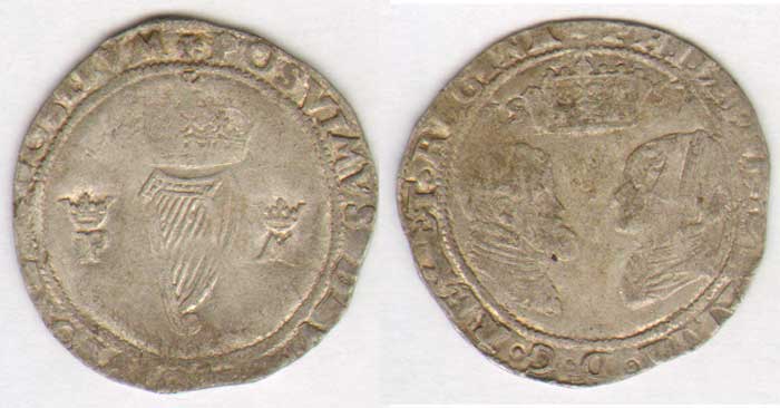 Philip and Mary.  Groat. 1557 at Whyte's Auctions